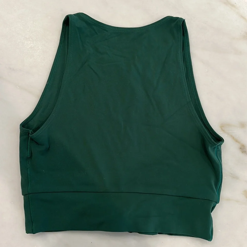AERIE OFFLINE green sports bra in small - Picture 5 of 6
